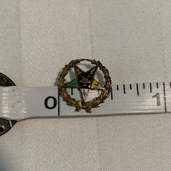 Vintage Masonic Order Of The Eastern Star Pin - Picture 4 of 8